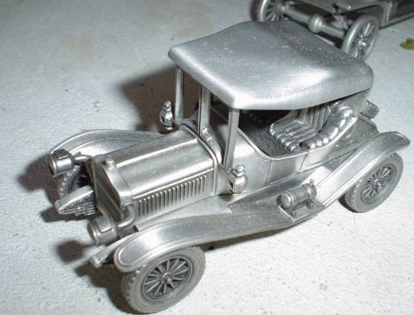 Danbury Mint Pewter 1911 Maxwell Roadster Car