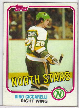 1981-82 Topps Dino Ciccarelli Rookie Card