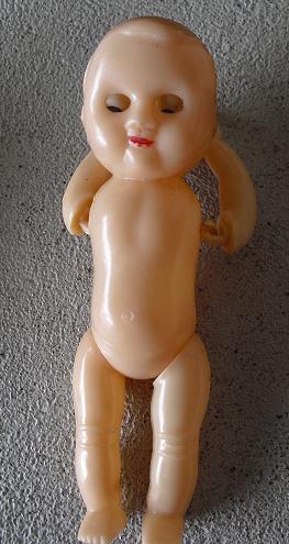 1970s Small Plastic Baby Boy Doll