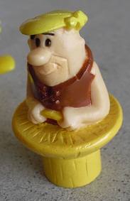 Small Vintage Plastic Barney Rubble Figurine