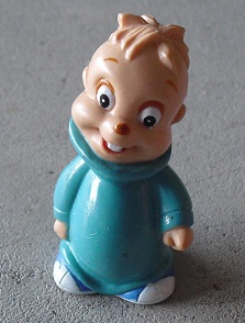 Vinyl 1990 Dated Simon from The Chipmunks Figurine