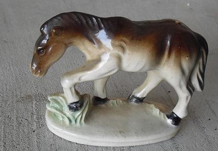 Old Ceramic JAPAN Made Donkey Figurine