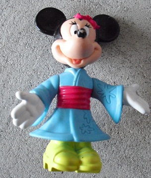 Vinyl & Plastic Epcot Center Minnie Mouse Figurine