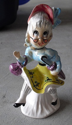 Vintage Ceramic Funky Grandma Figurine