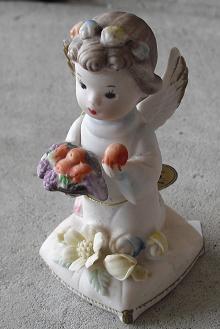 Vintage Ceramic Napcoware Angel Figurine