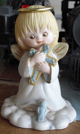 PRecious Moments Porcelain Confirmation Boy Figurine