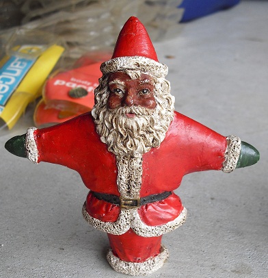Unique Resin Black Santa Claus Figurine