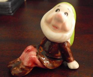 Modern Ceramic Snow White Sneezy Figurine