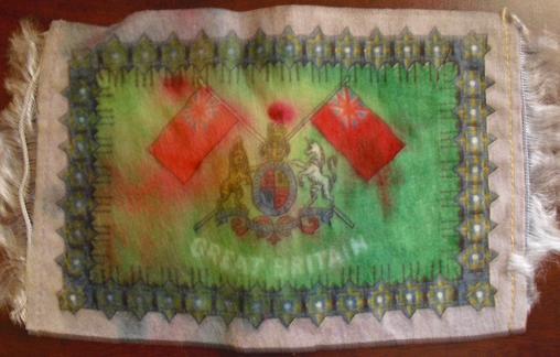 Early 1900s Cloth Flag Great Britain