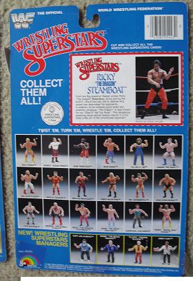 1980s LJN Full Bio Card Ricky "The Dragon" Steamboat