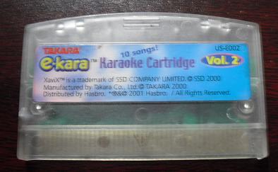 Xavix e-kara Karaoke Cartridge Volume 2 10 Songs Takara