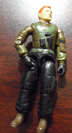 1980s GI Joe Action Figure - Red Hair