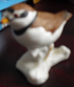 Vintage Goebel Bird Figurine Ringed Piover TMK 5 MINT