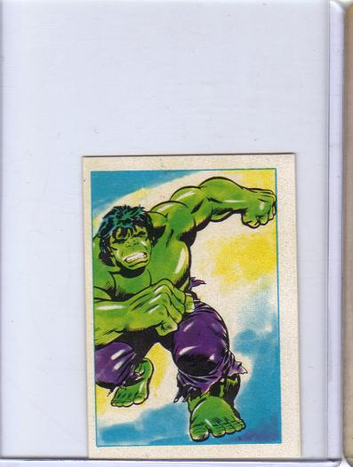 1980 Marvel Comics Superheros Hulk Sticker