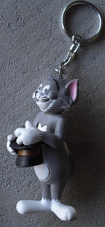 1990 Vinyl Tom from Tom & Jerry Keychain
