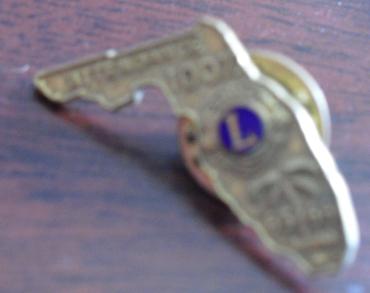 1965-66 Lions Club Florida Attendance Pin