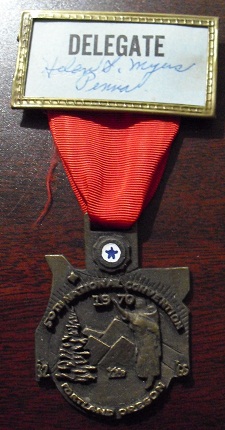 1970 Bronze Medal American Legion Portland Convention