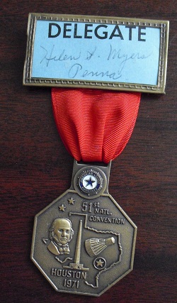 1971 American Legion National Convention Badge