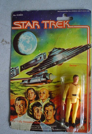 1979 MEGO Star Trek Decker Action Figure MIB