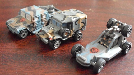 Lot of 3 Micro Machines Army Vehicles