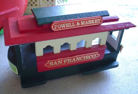 Vintage Music Box San Francisco Cable Car