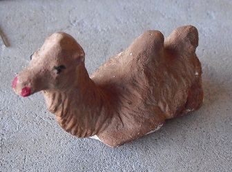 Vintage Ceramic Sitting Camel Nativity Figurine