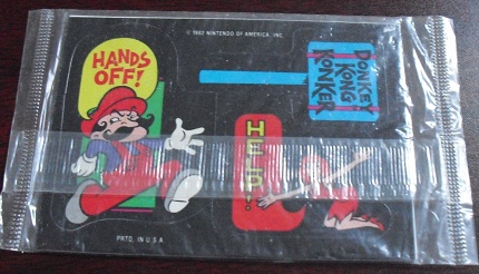 1982 Nintendo Donkey Kong Sticker MIP