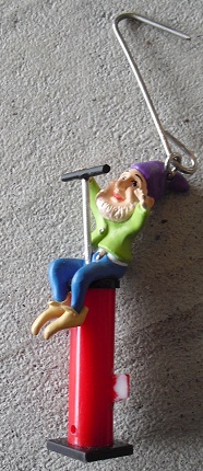 1994 Hallmark Plastic Gnome Ornament 2 1/2"