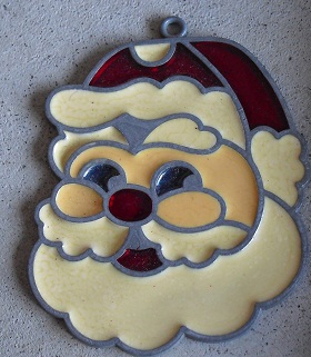 Handmade Santa Claus Head Ornament