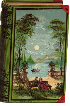 1883 Victorian Trade Card Book with Couple