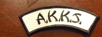 Embroidered Uniform Patch - A K K J