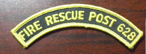 Embroidered Uniform Patch - Fire Rescue Post 628