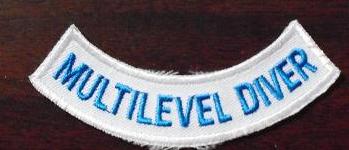 Embroidered Patch - Multilevel Diver