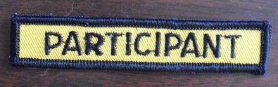 Embroidered Patch - Participant