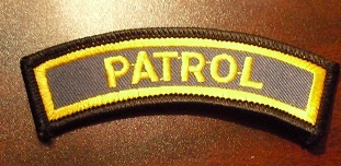 Embroidered Shoulder Patch - Patrol