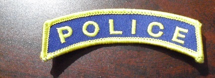 Embroidered Uniform Patch - Police