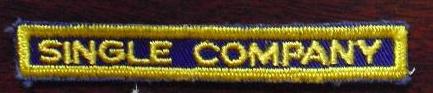Uniform Shoulder Patch - Single Company