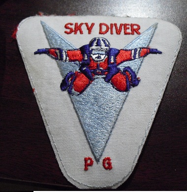Embroidered Uniform Patch - Sky Diver PG
