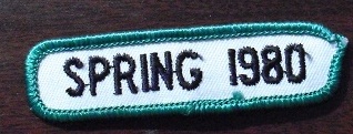 Embroidered Shoulder Patch - Spring 1980