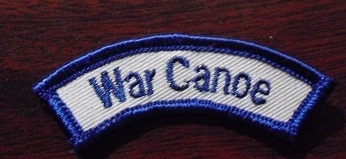Embroidered Shoulder Patch - War Canoe