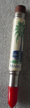 Vintage Plastic Shell Miami Florida Pencil