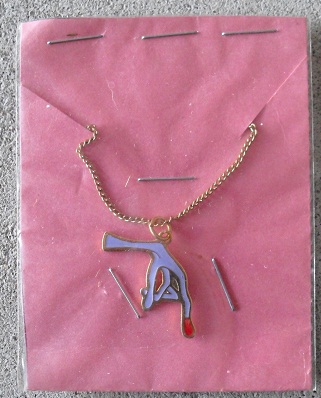 Vintage ET Movie Finger Pendant and Necklace