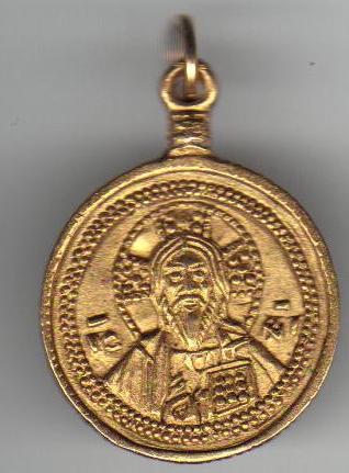 ODD Mystery Jesus Coin Pendant Gold Metal