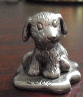 Pewter 2006 Puppy Dog Figurine