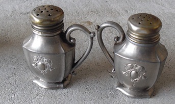 Vintage Silverplate Salt & Pepper Shakers