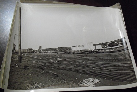 1949 Dated US Army Train Cars 8x10 Photograph
