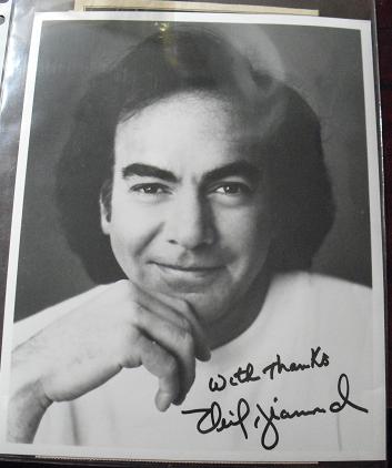 Neil Diamond 8x10 Fan Club Photograph