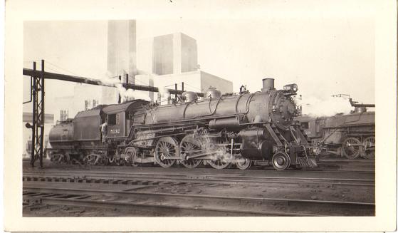 1950 Dated B&O 5132 Locomotive Photograph
