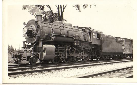 1933 Photograph Nickel Plate 2-8-0 483 Locomotive