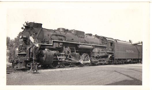1945 Train Photograph Nickel Plate Road Loco and Tender
